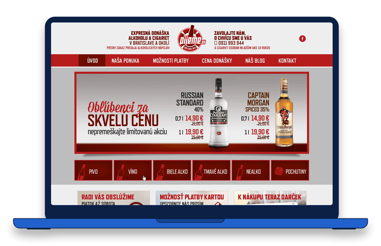 Pijeme.sk webdesign