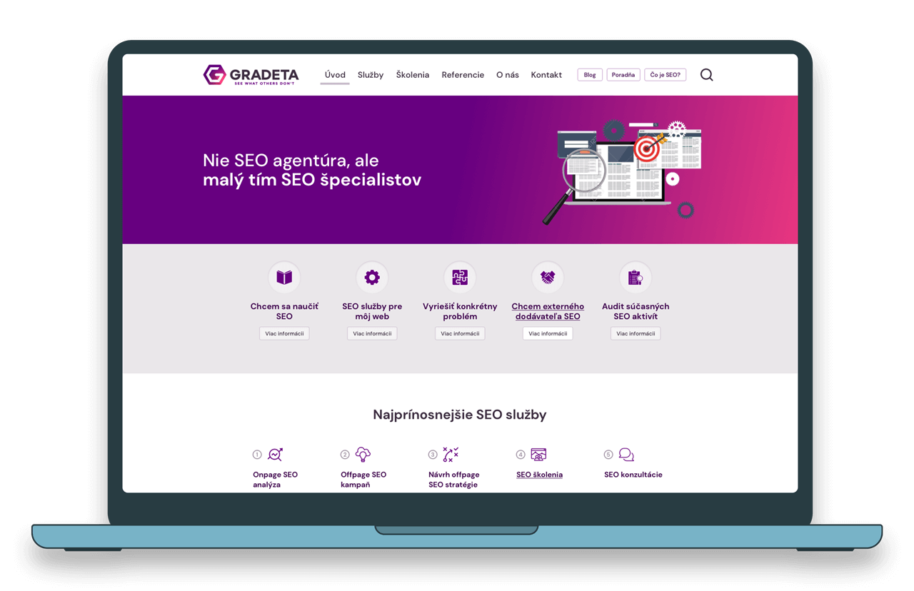 Gradeta.sk webdesign