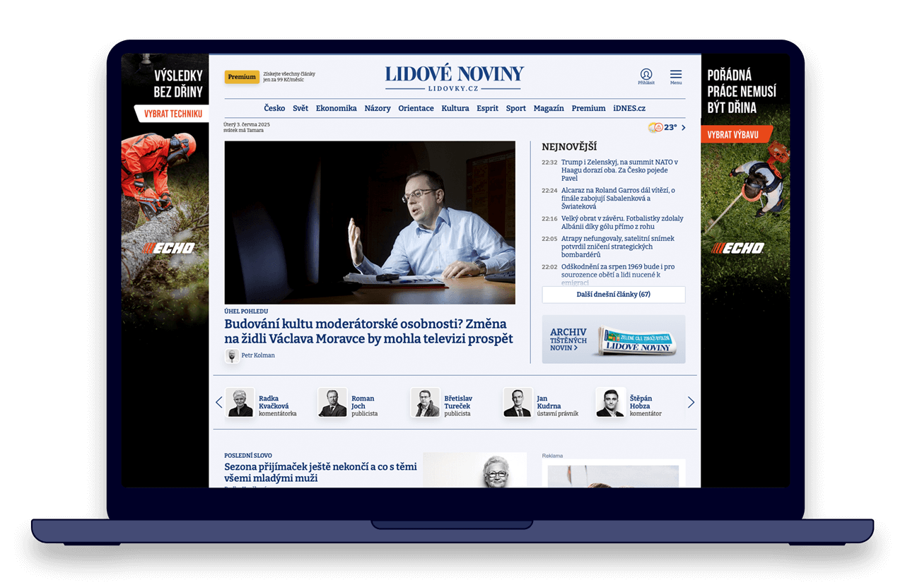 LIDOVKY.CZ webdesign desktop